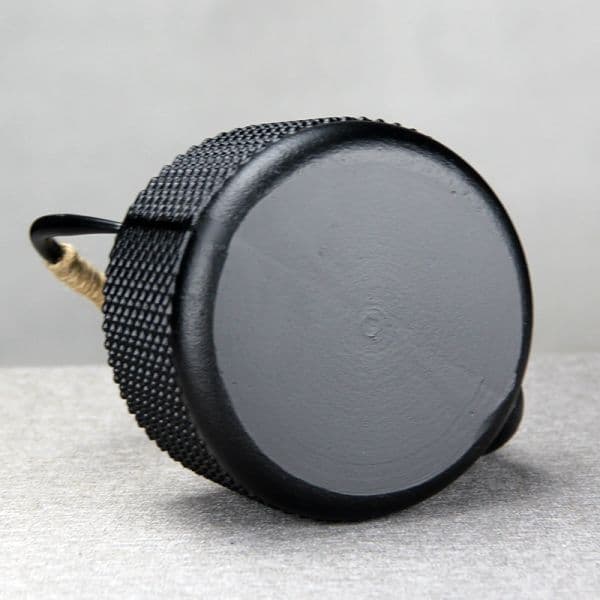 Black square dot teapot — view 5