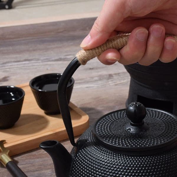Round with dots teapot — view 2