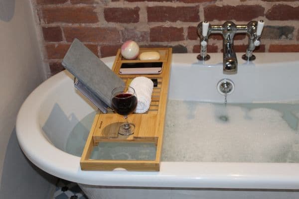 Bamboo bathtub caddy — view 8