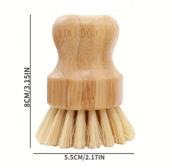 Bamboo cleaning brush — view 2
