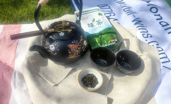 Organic green tea loose leaf — view 5