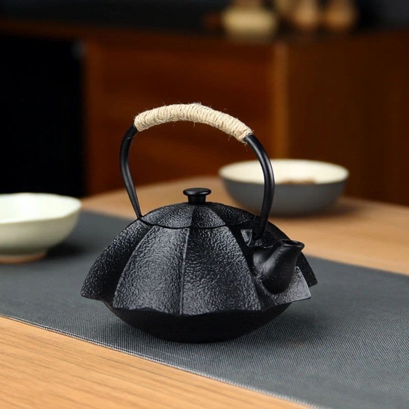 Japanese classic cast iron teapot, 600ml — view 3